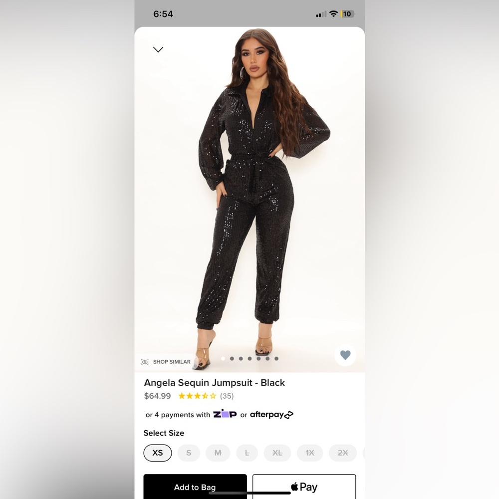 Sequin jumpsuit